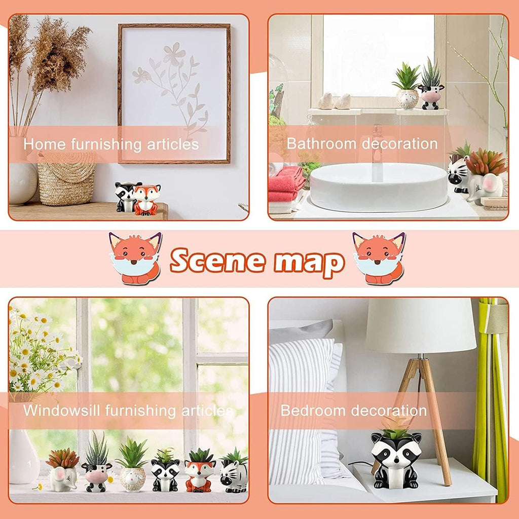 Cartoon Mini Pots Ceramic Animal Flower Pot