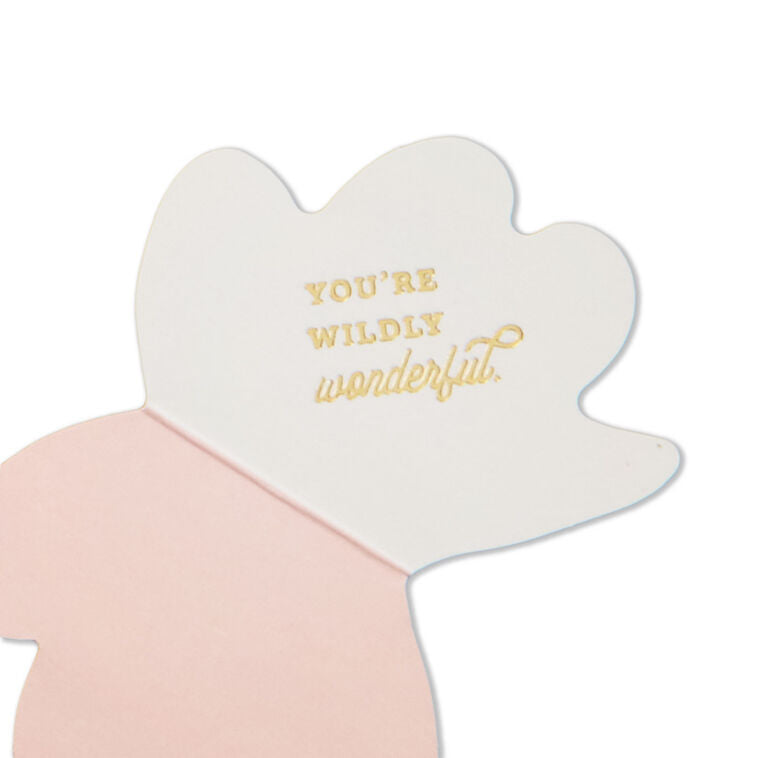 No One Else Could Fill Your Boots Papercraft Encouragement Card with Mini Card