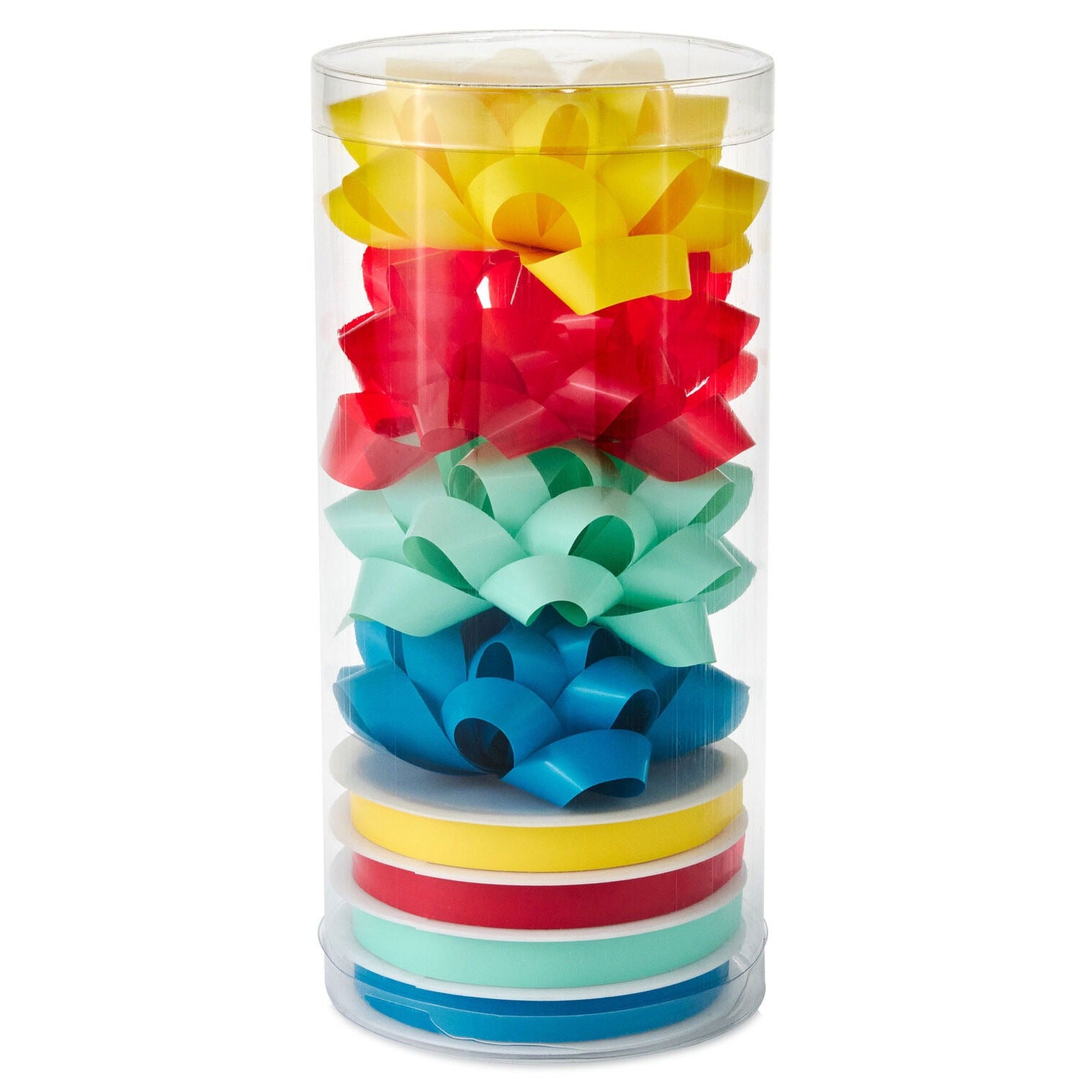 Primary Colors Bow and Ribbon 8-Pack Assortment Gift Trim Pack