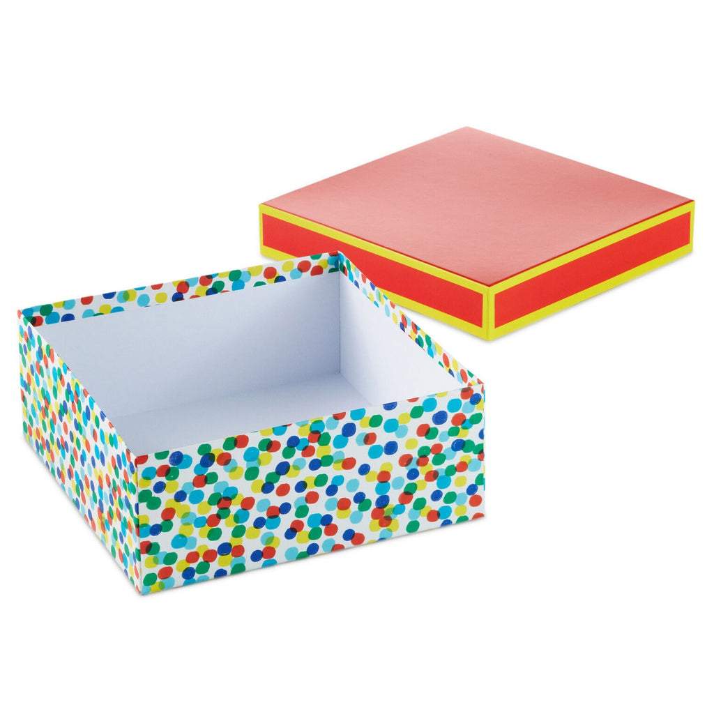Square Colorful Dots Gift Box