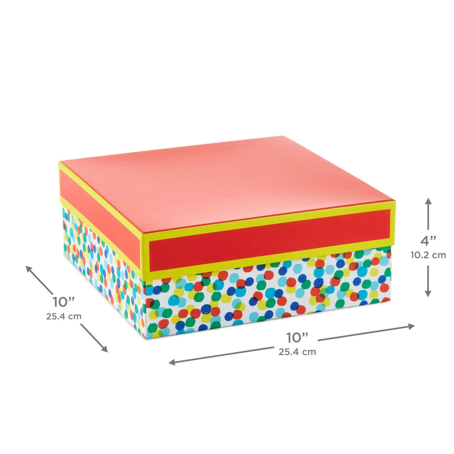 Square Colorful Dots Gift Box